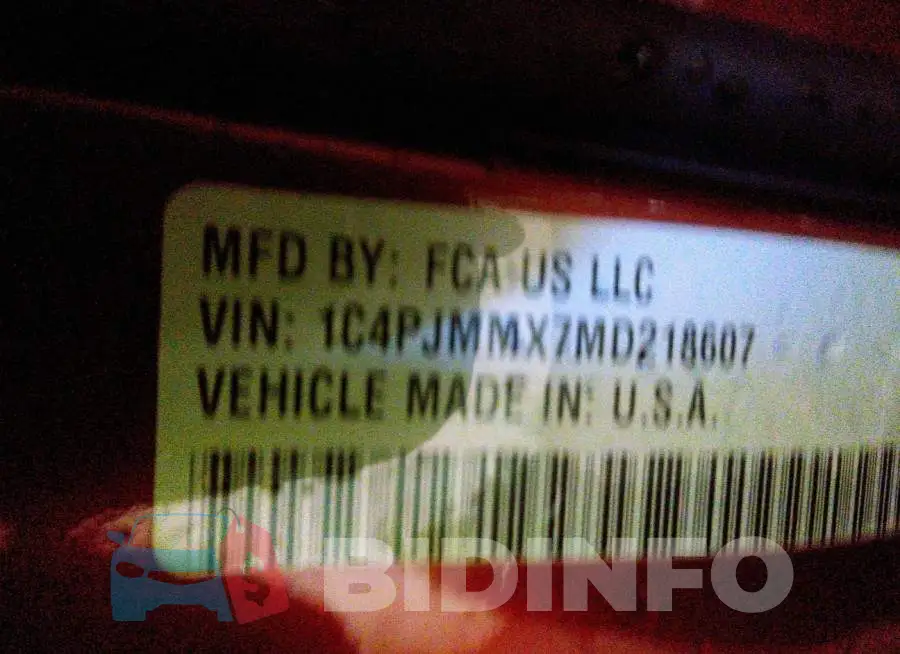 1C4PJMMX7MD218607 Photo# 9