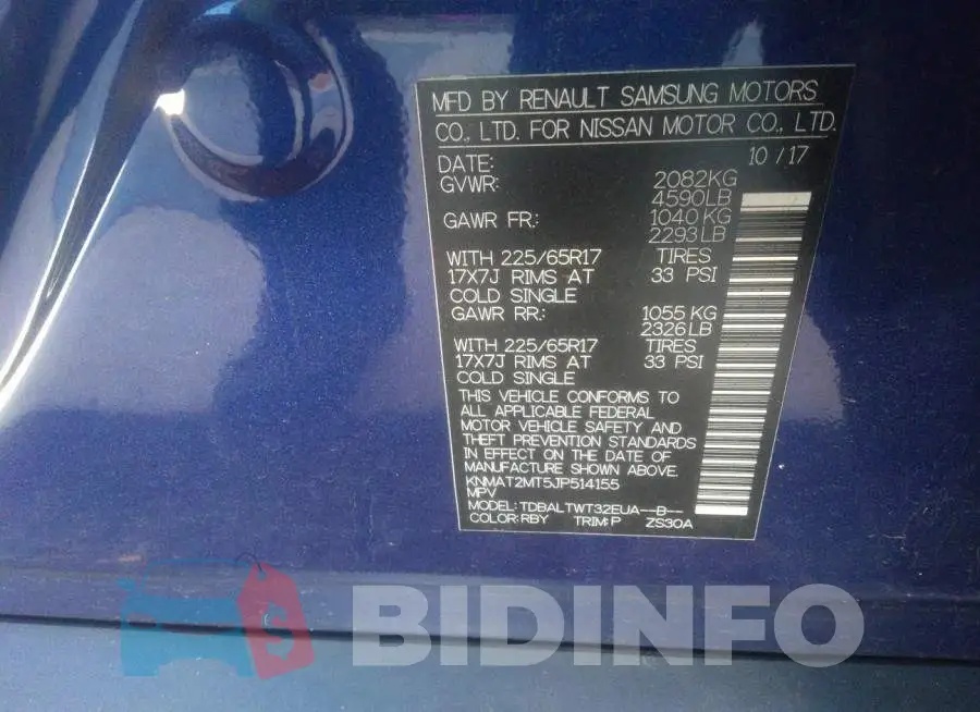 KNMAT2MT5JP514155 Photo# 9