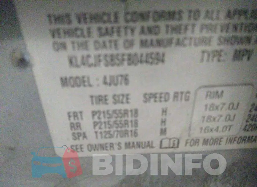KL4CJFSB5FB044594 Photo# 9