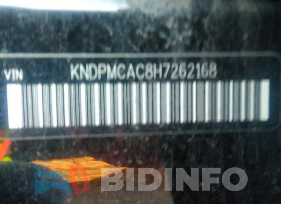 KNDPMCAC8H7262168 Photo# 9