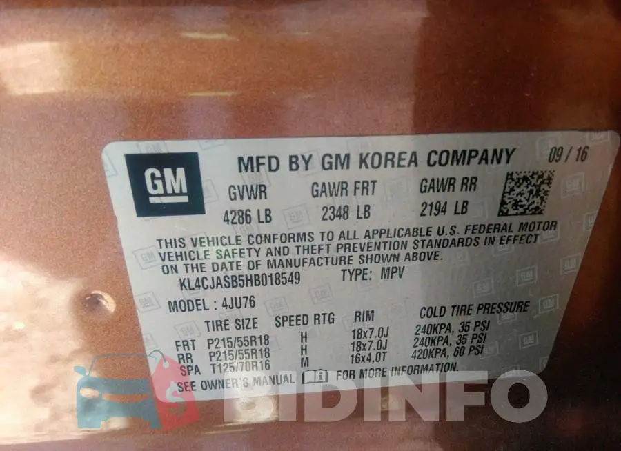 KL4CJASB5HB018549 Photo# 9