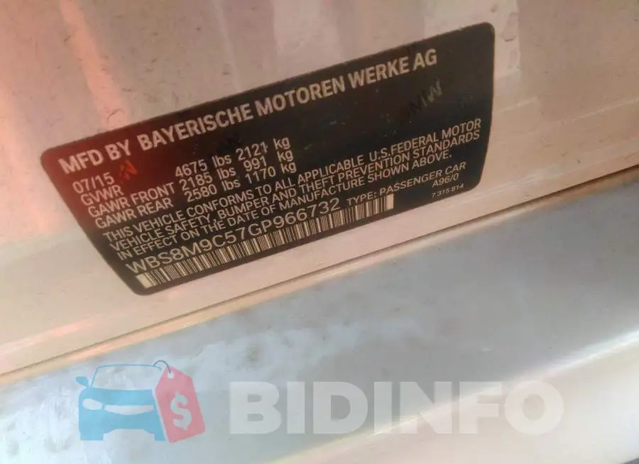 WBS8M9C57GP966732 Photo# 9
