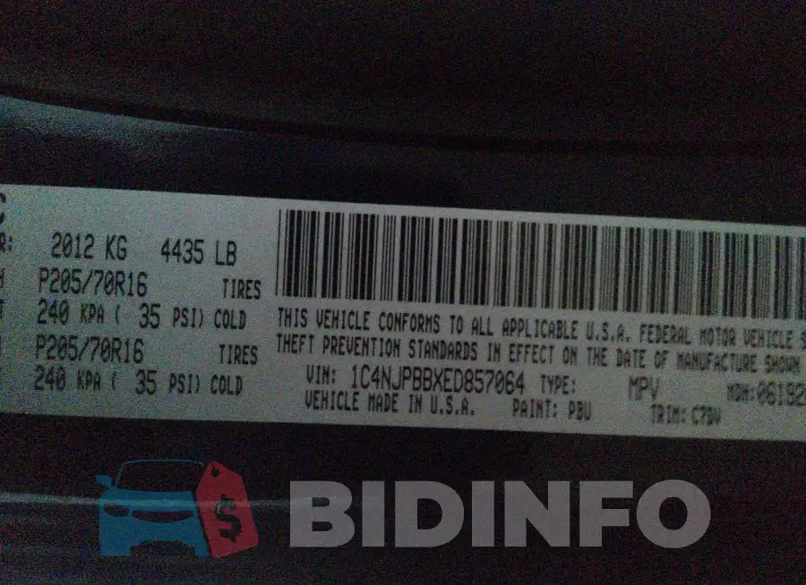 1C4NJPBBXED857064 Photo# 9