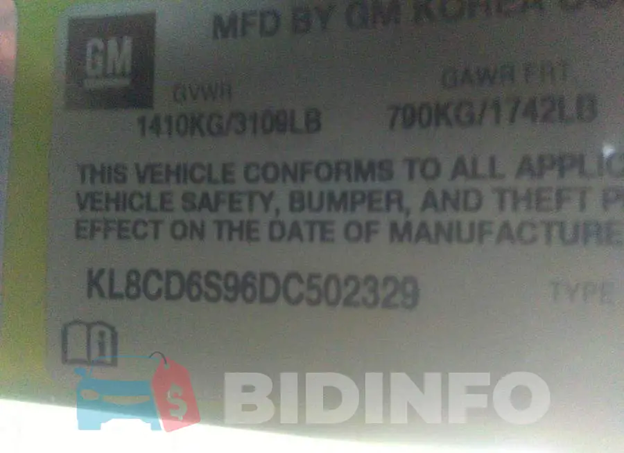 KL8CD6S96DC502329 Photo# 9