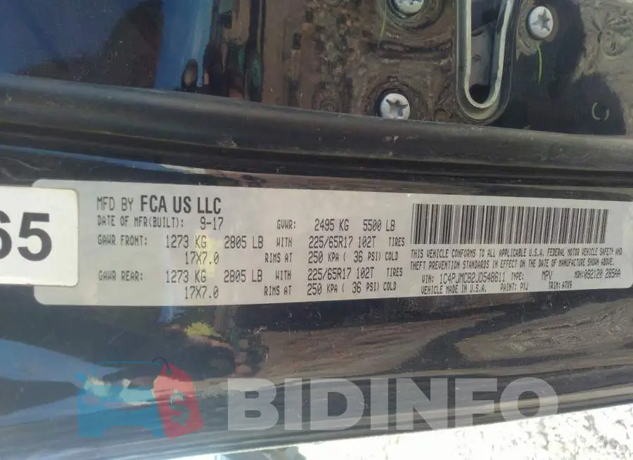 1C4PJMCB2JD548611 Photo# 9