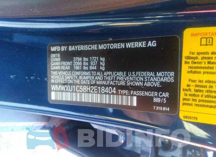 WMWXU1C58H2E18404 Photo# 9
