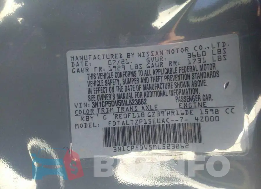3N1CP5DV5ML523862 Photo# 9