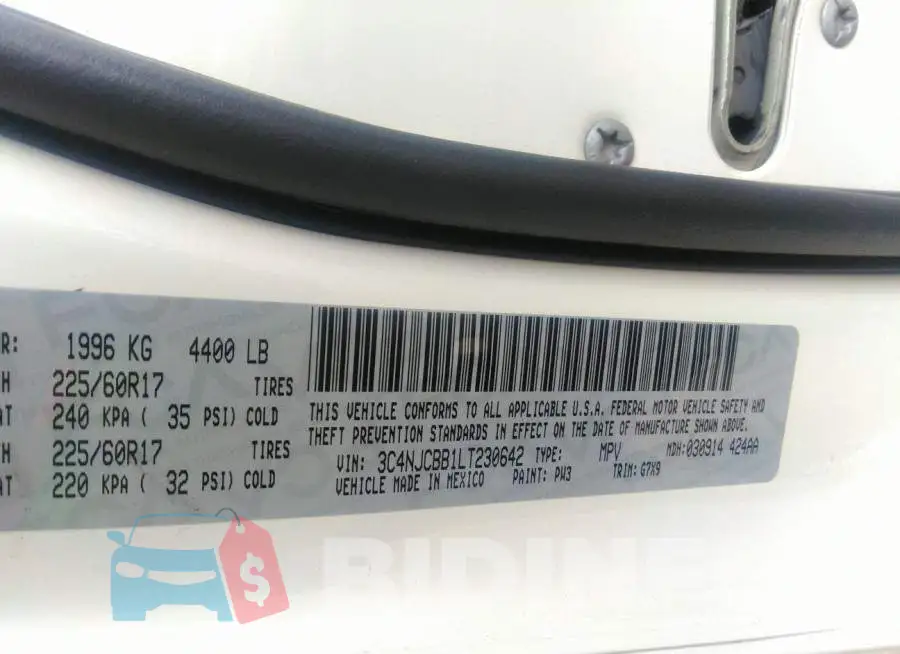 3C4NJCBB1LT230642 Photo# 9