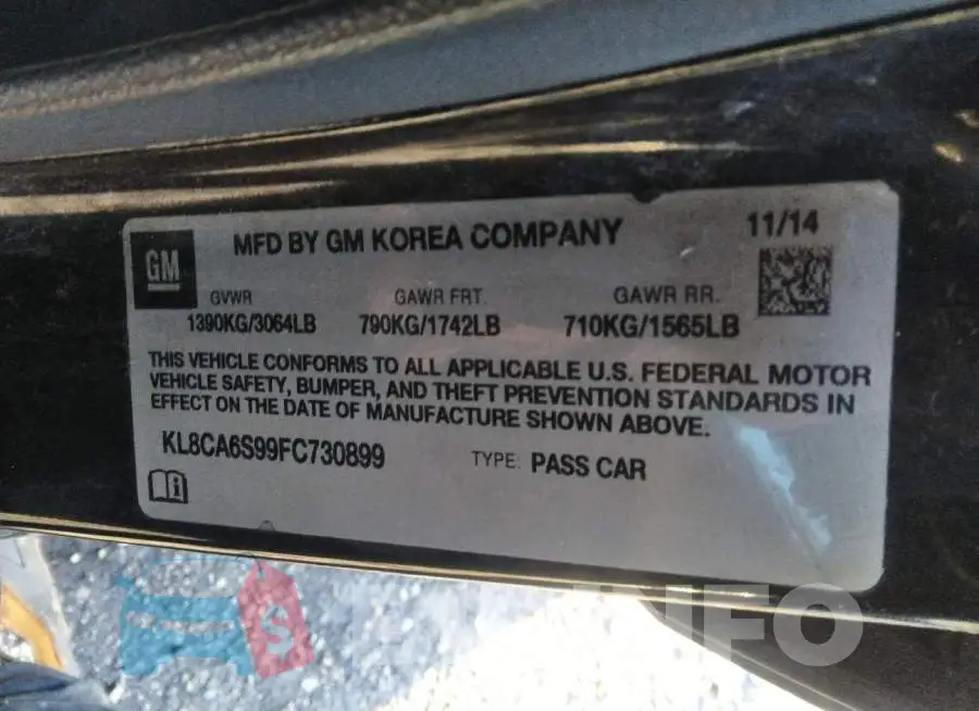 KL8CA6S99FC730899 Photo# 9