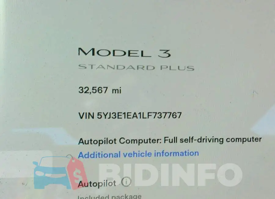 5YJ3E1EA1LF737767 Photo# 9
