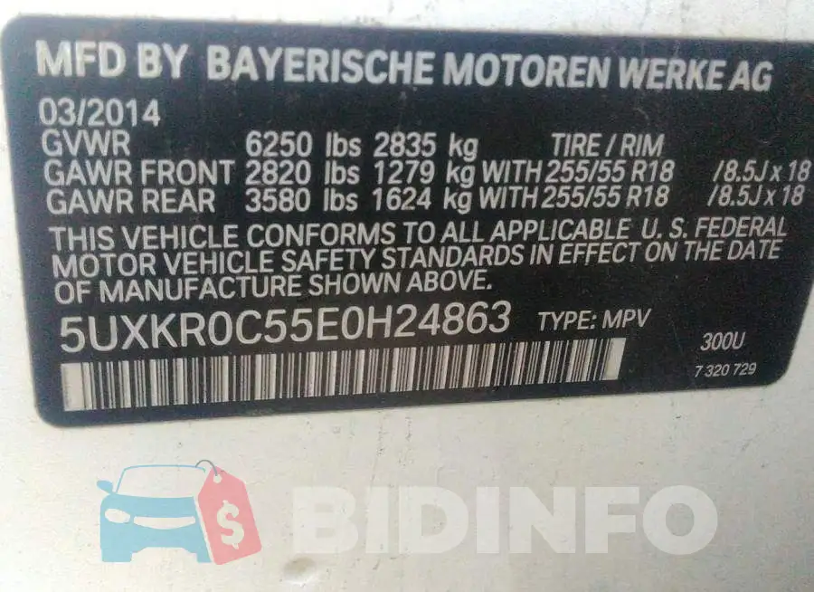 5UXKR0C55E0H24863 Photo# 9