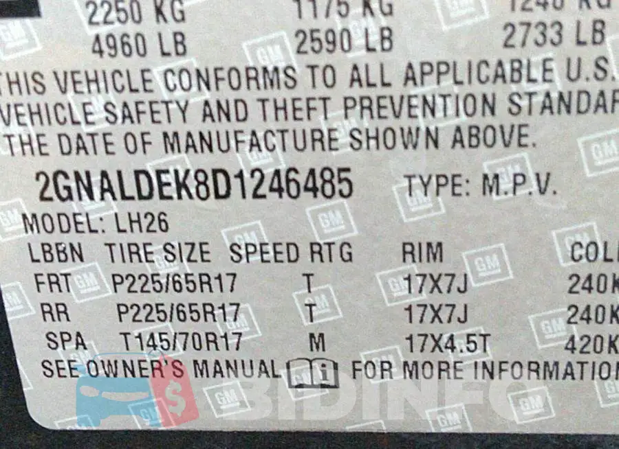2GNALDEK8D1246485 Photo# 9