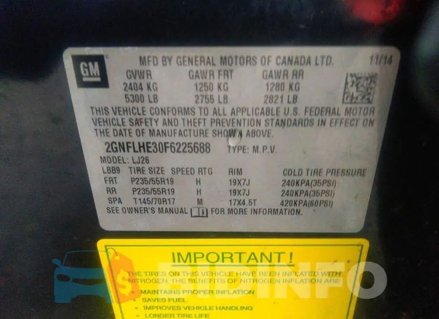 2GNFLHE30F6225688 Photo# 9