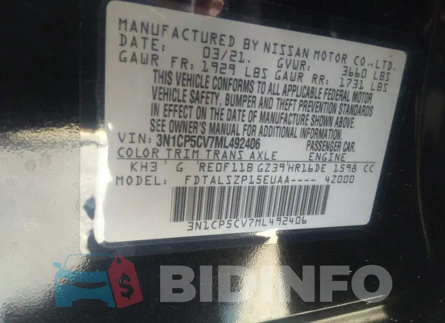 3N1CP5CV7ML492406 Photo# 9