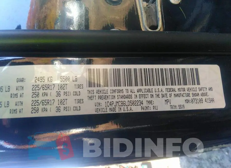 1C4PJMCB6LD502234 Photo# 9