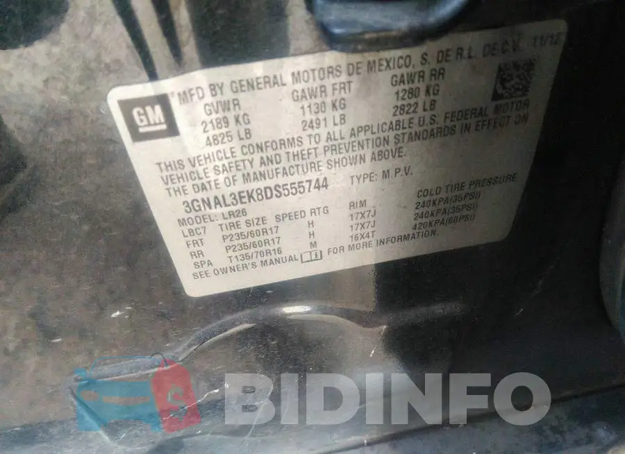 3GNAL3EK8DS555744 Photo# 9