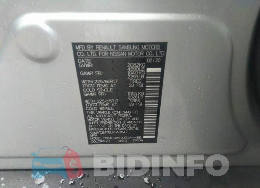 KNMAT2MT6LP540847 Photo# 9