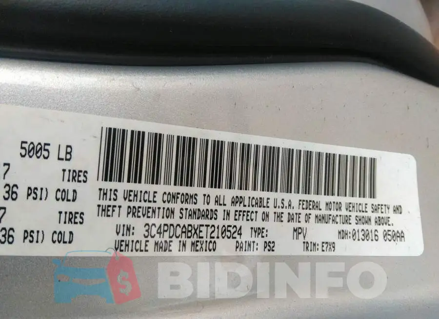 3C4PDCABXET210524 Photo# 9