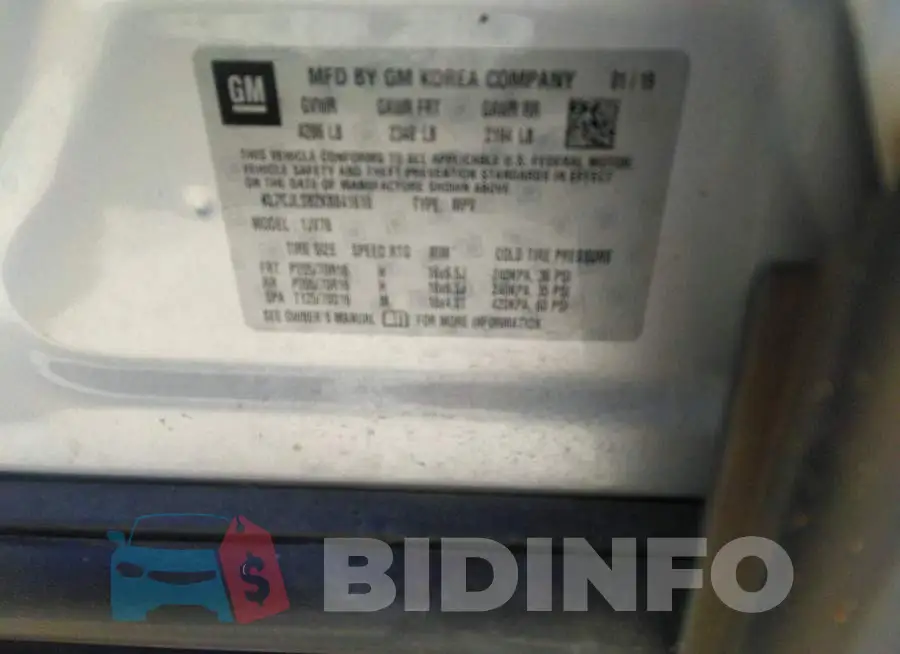 KL7CJLSB2KB841610 Photo# 9