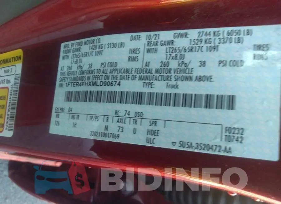 1FTER4FHXMLD90674 Photo# 9