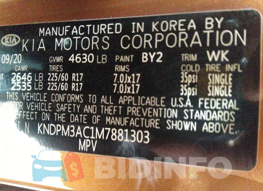 KNDPM3AC1M7881303 Photo# 9