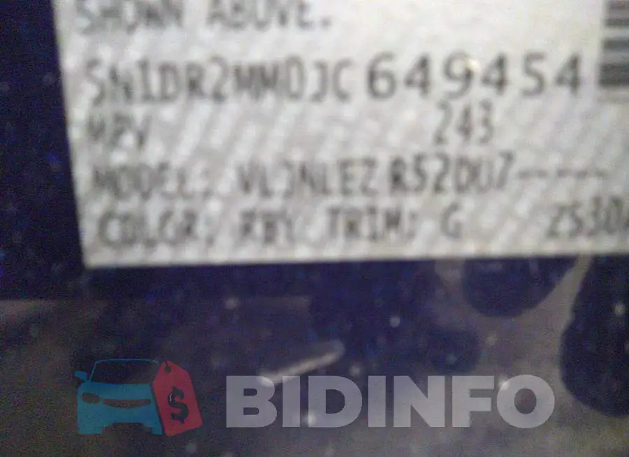 5N1DR2MM0JC649454 Photo# 9