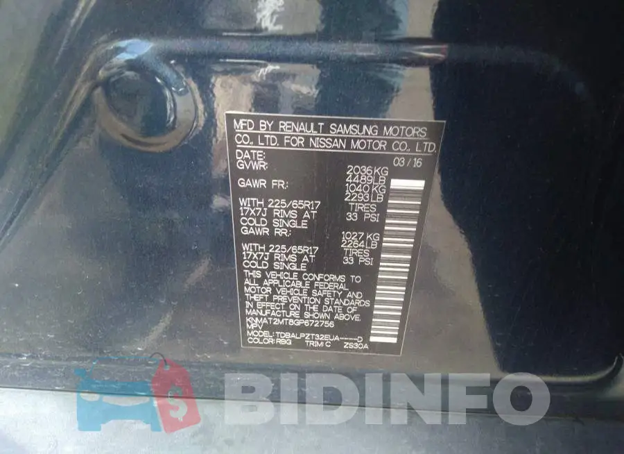 KNMAT2MT8GP672756 Photo# 9
