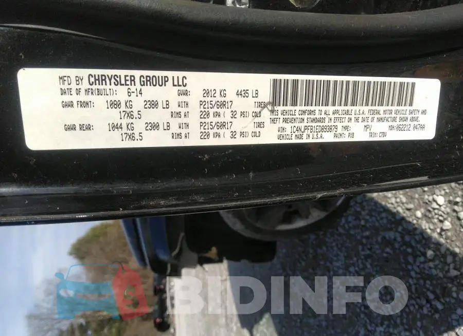 1C4NJPFB1ED893879 Photo# 9
