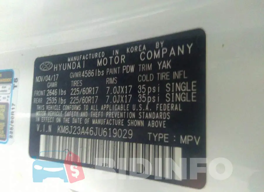 KM8J23A46JU619029 Photo# 9