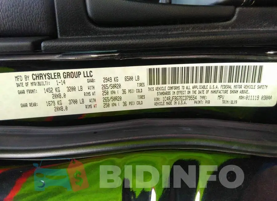 1C4RJFBG7EC379554 Photo# 9