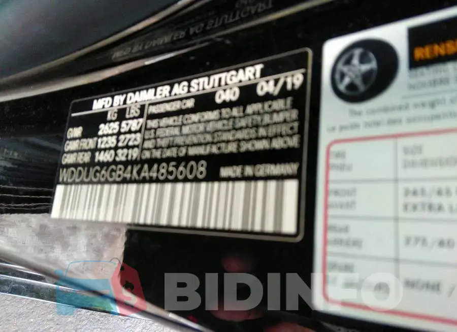 WDDUG6GB4KA485608 Photo# 9