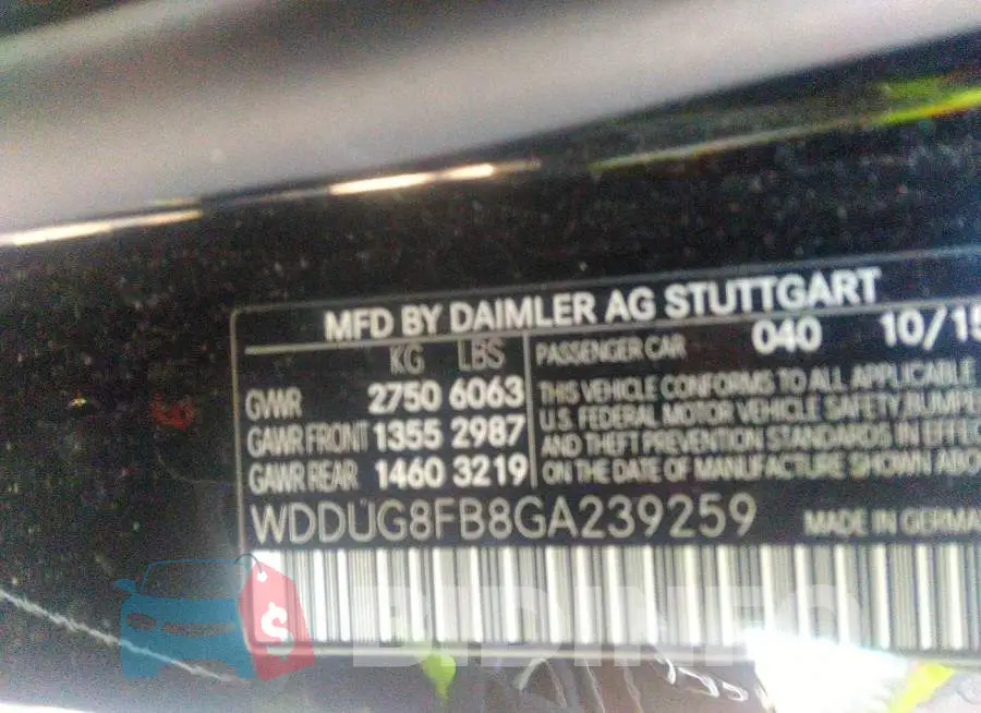 WDDUG8FB8GA239259 Photo# 9