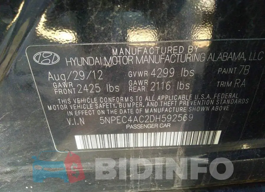5NPEC4AC2DH592569 Photo# 9