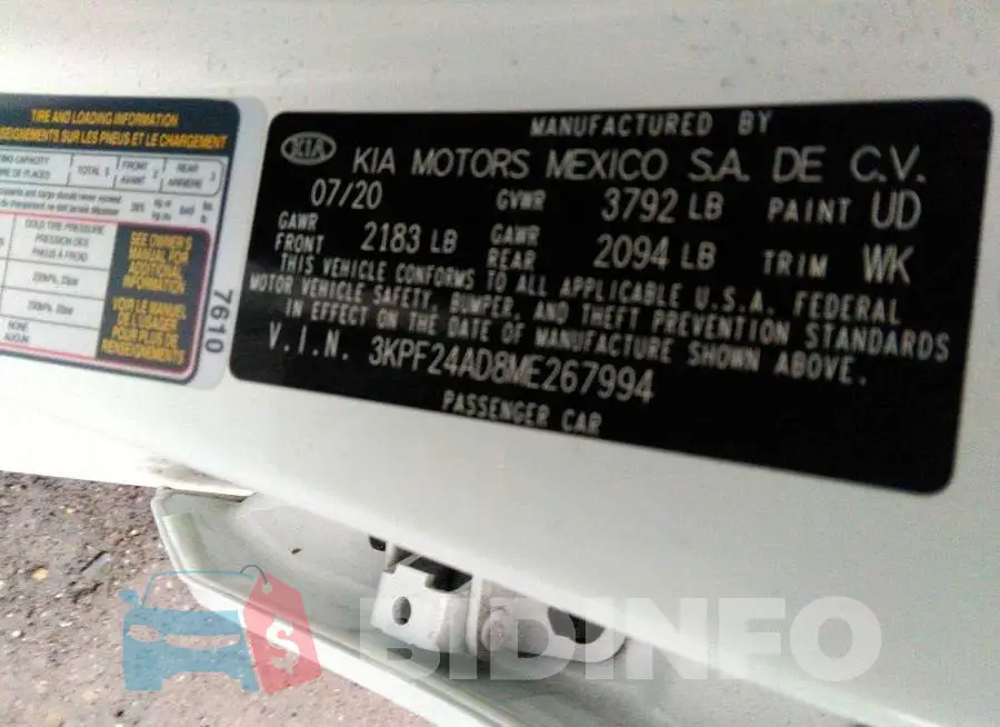 3KPF24AD8ME267994 Photo# 9