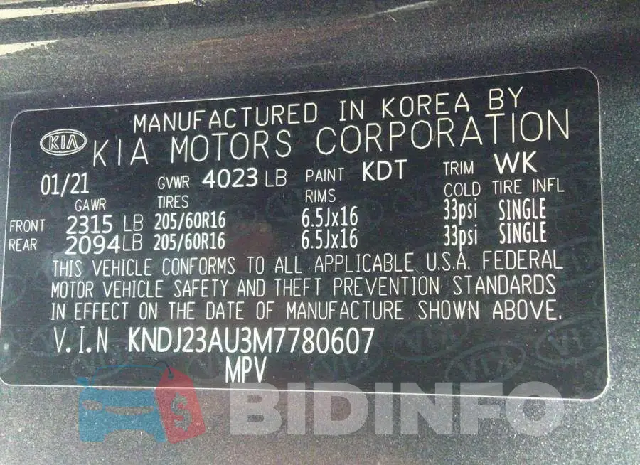 KNDJ23AU3M7780607 Photo# 9