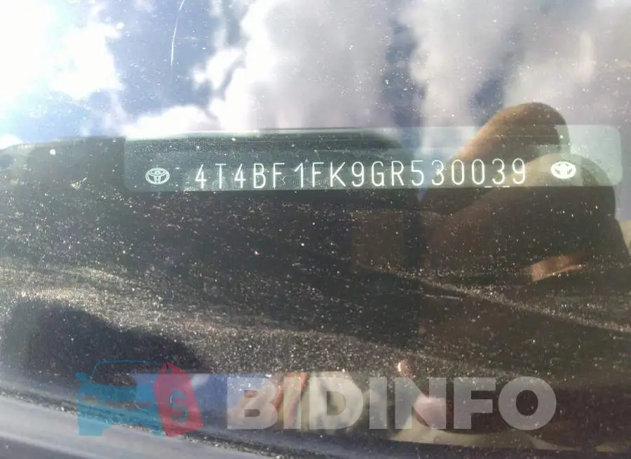 4T4BF1FK9GR530039 Photo# 9