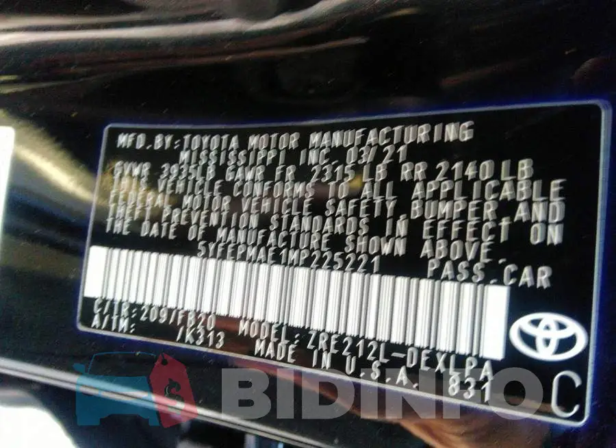 5YFEPMAE1MP225221 Photo# 9