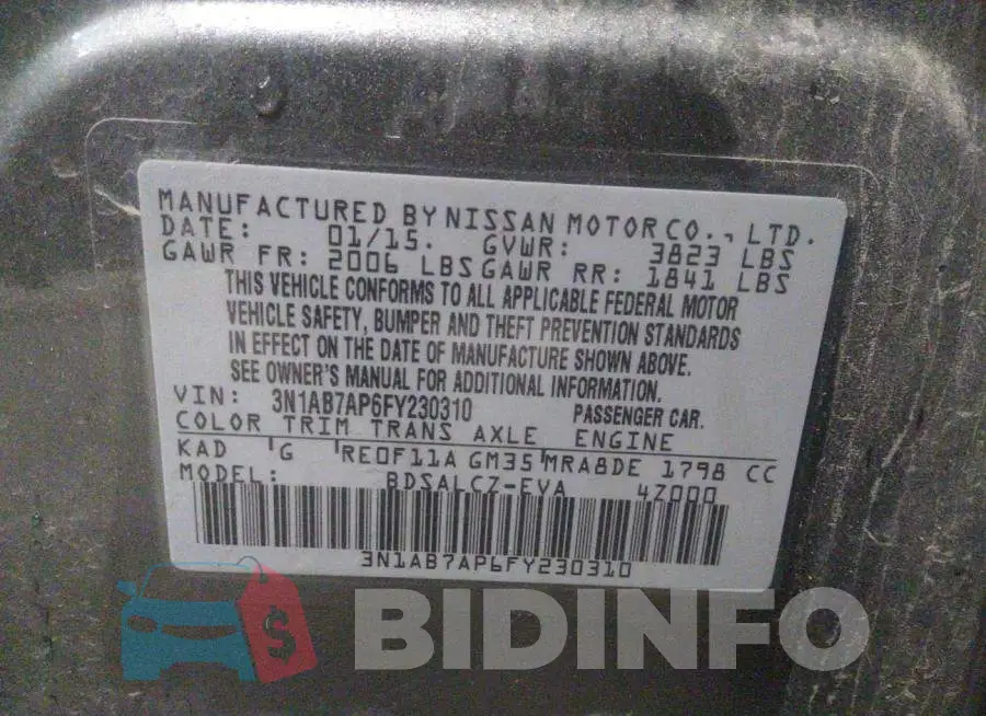 3N1AB7AP6FY230310 Photo# 9