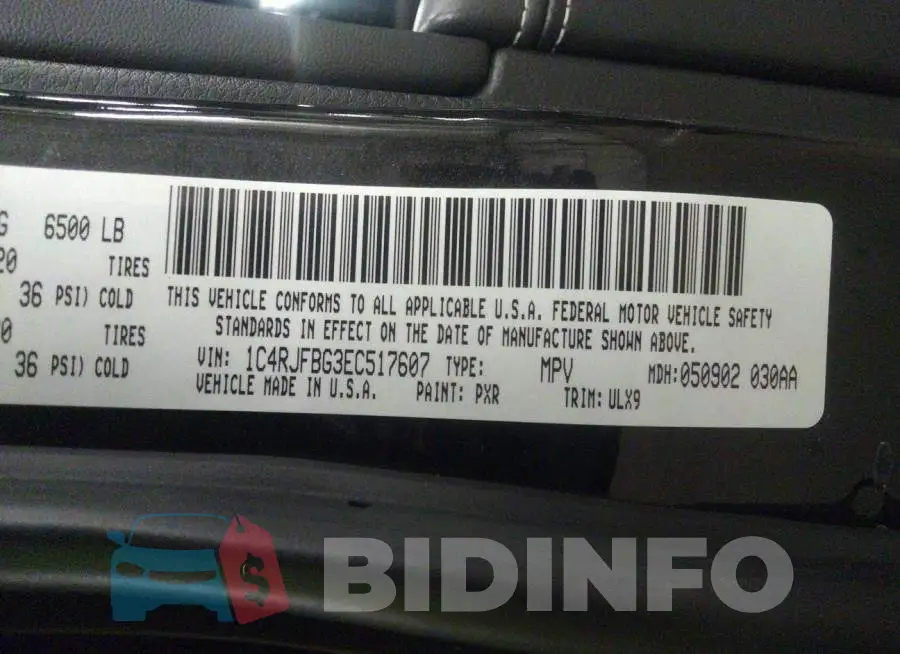 1C4RJFBG3EC517607 Photo# 9