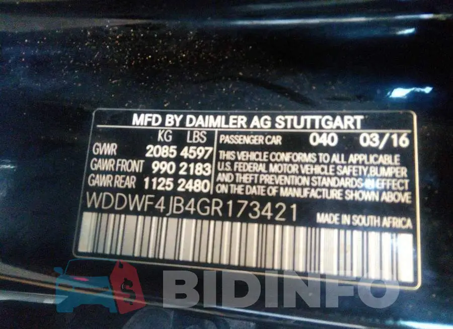 WDDWF4JB4GR173421 Photo# 9