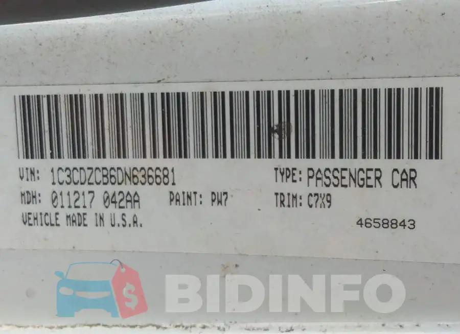 1C3CDZCB6DN636681 Photo# 9