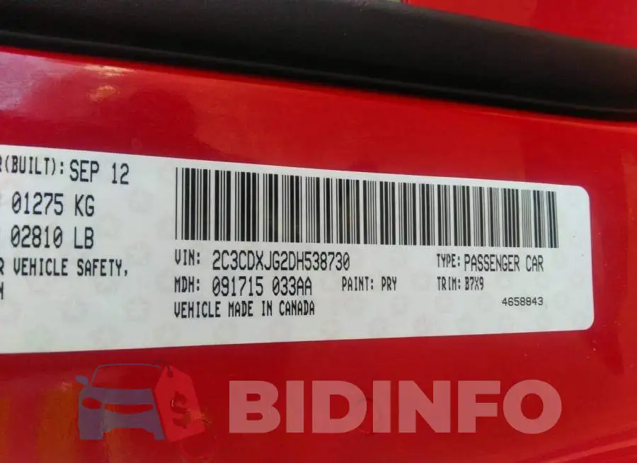 2C3CDXJG2DH538730 Photo# 9