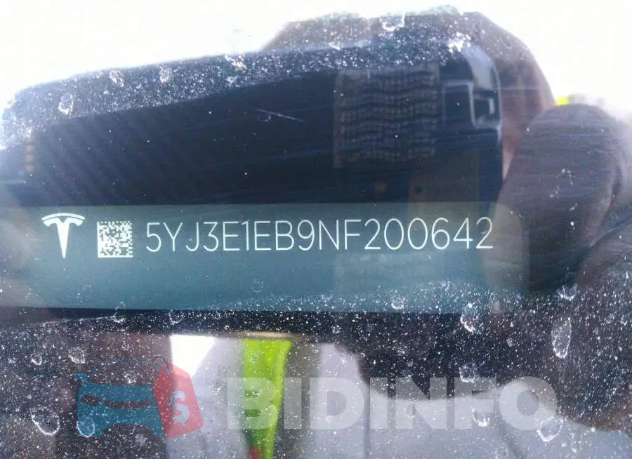 5YJ3E1EB9NF200642 Photo# 9