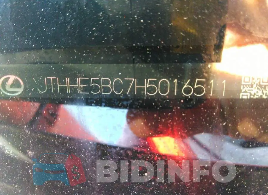 JTHHE5BC7H5016511 Photo# 9
