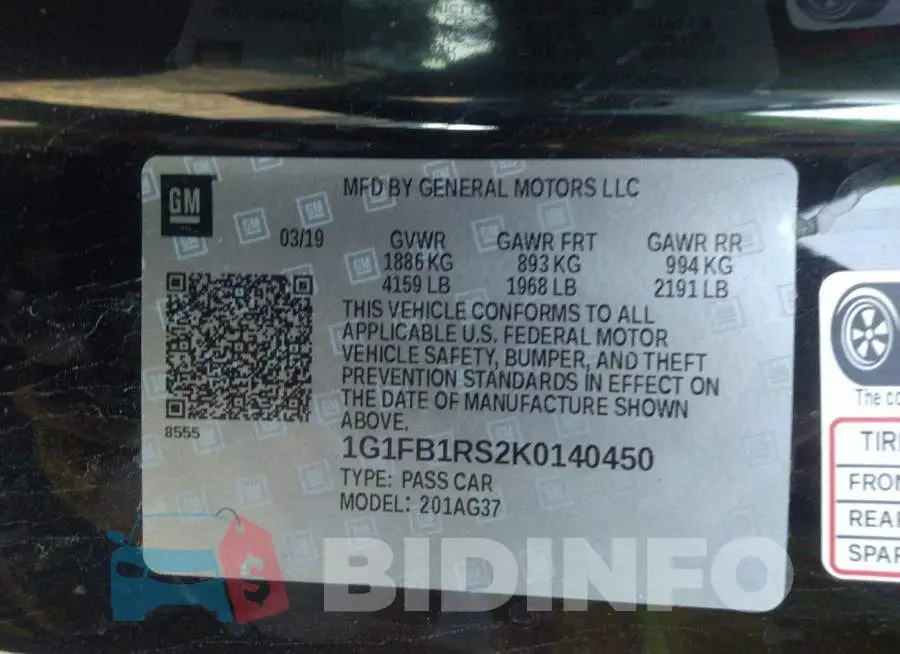 1G1FB1RS2K0140450 Photo# 9