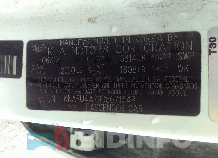 KNAFU4A29D5671548 Photo# 9