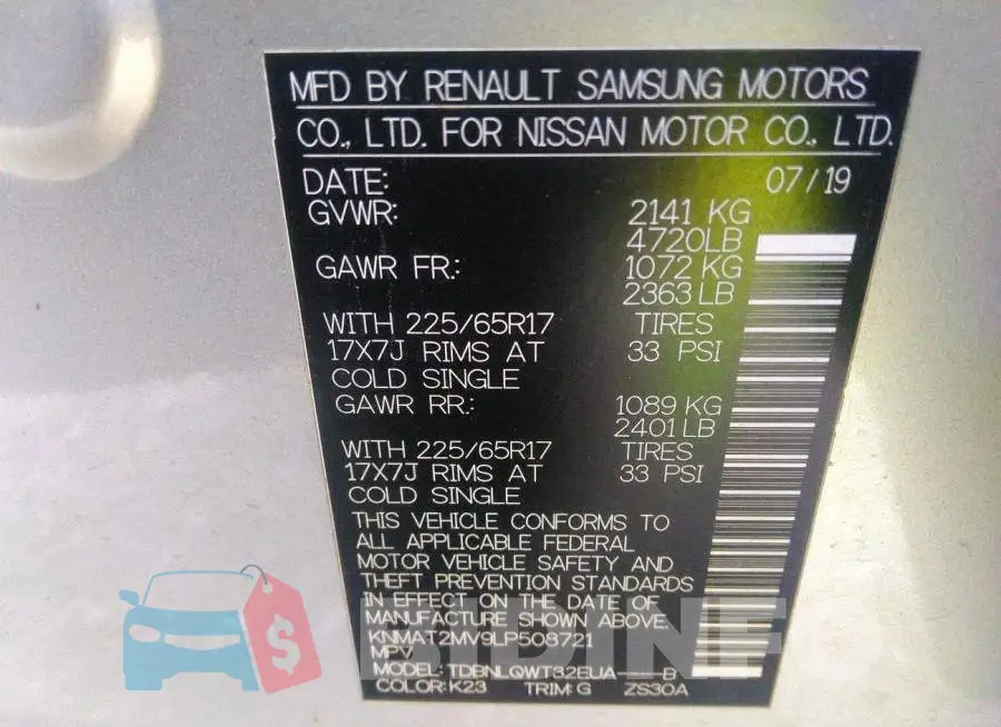KNMAT2MV9LP508721 Photo# 9