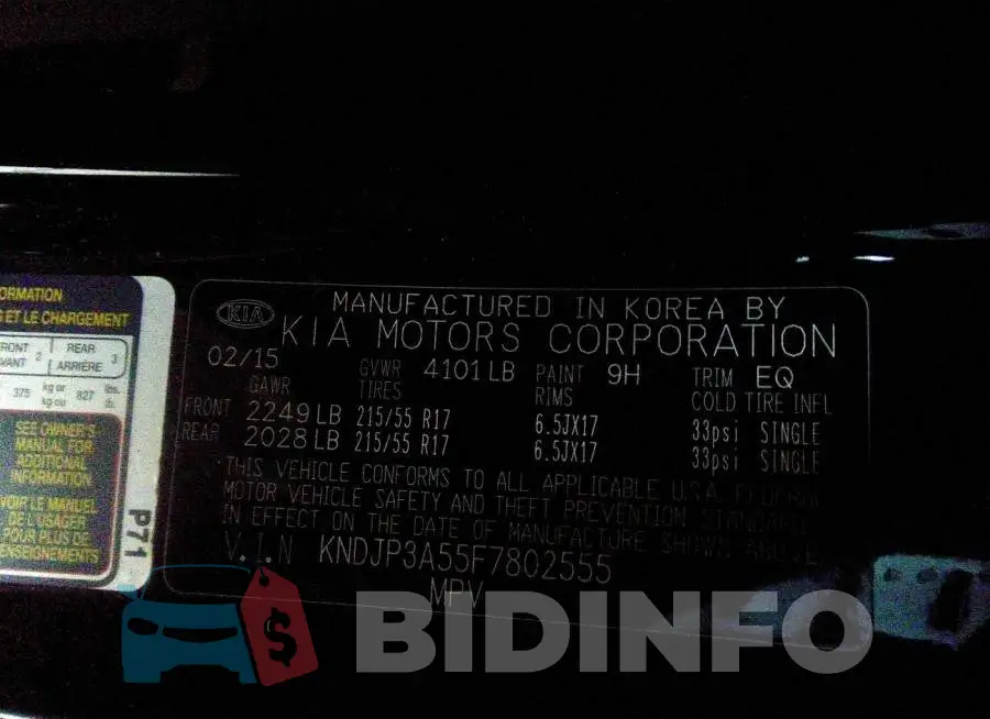 KNDJP3A55F7802555 Photo# 9