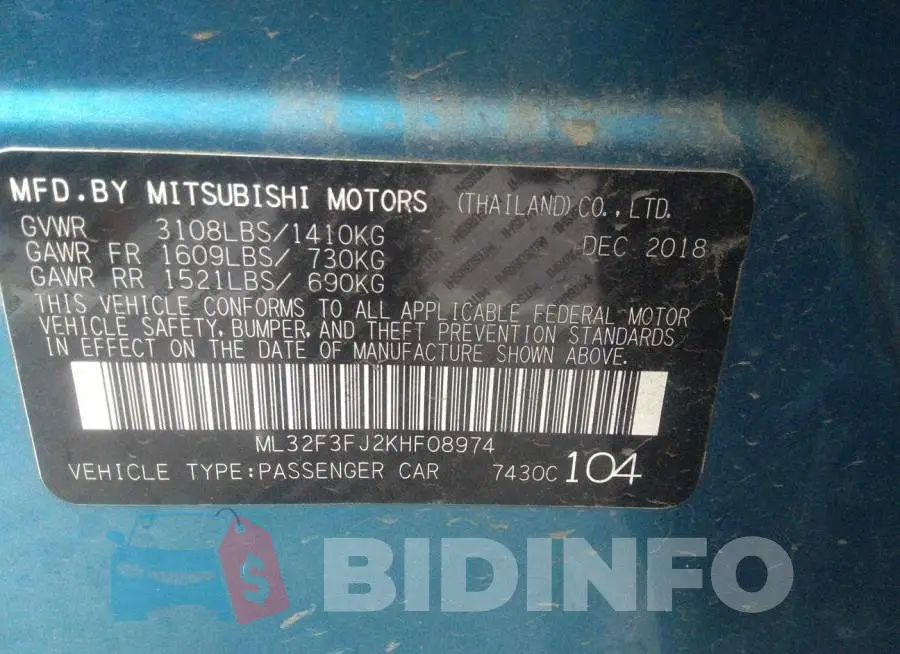 ML32F3FJ2KHF08974 Photo# 9