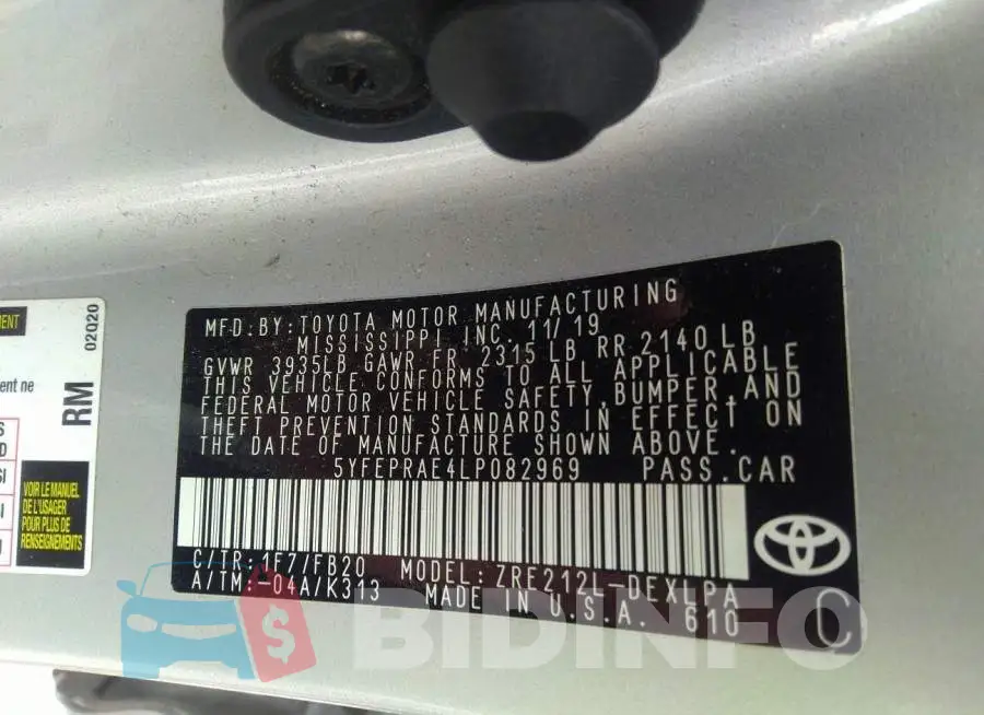 5YFEPRAE4LP082969 Photo# 9